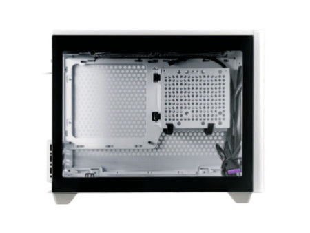 Gabinete Gamer Cooler Master MasterBox NR200P, Black, Mini ITX, Vidro Temperado, Sem Fonte, Com 2 Fans, MCB-NR200P-KGNN-S00