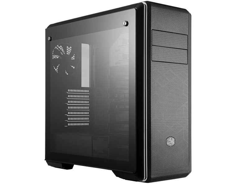 Gabinete Gamer Cooler Master Silencio S600 Steel, Mid Tower, Black, Sem Fonte, Com 2 Fans, MCS-S600-KN5N-S00 Gabinete Gamer Cooler Master Silencio S600 Steel, Mid Tower, Black, Sem Fonte, Com 2 Fans, MCS-S600-KN5N-S00