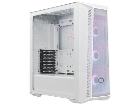 Gabinete Gamer Cooler Master MasterBox 500, Mid Tower, Vidro Temperado, Black, Sem Fonte, Com 2 Fans, MB500-KGNN-S00
