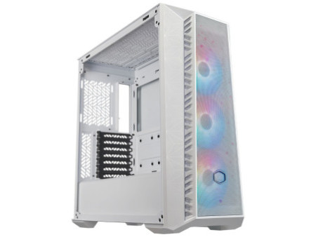 Gabinete Gamer Cooler Master MasterBox 500, Mid Tower, Vidro Temperado, Black, Sem Fonte, Com 2 Fans, MB500-KGNN-S00