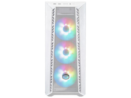 Gabinete Gamer Cooler Master MasterBox 500, Mid Tower, Vidro Temperado, Black, Sem Fonte, Com 2 Fans, MB500-KGNN-S00