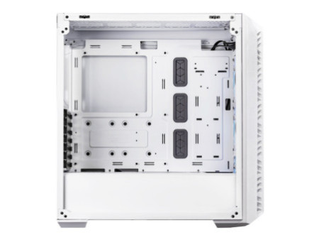 Gabinete Gamer Cooler Master MasterBox 500, Mid Tower, Vidro Temperado, Black, Sem Fonte, Com 2 Fans, MB500-KGNN-S00
