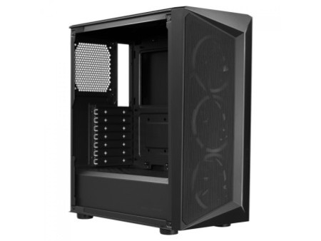 Gabinete Gamer Cooler Master CMP 510, Mid Tower, RGB, Vidro Temperado, Black, Sem Fonte, Com 3 Fans, CP510-KGNN-S02