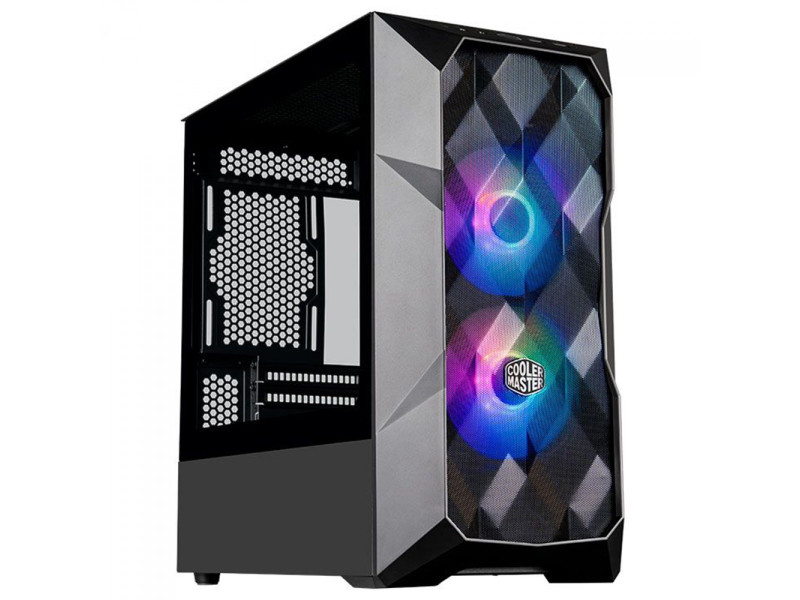 Gabinete Gamer Cooler Master HAF 500, Mid Tower, Vidro Temperado, Black, Sem Fonte, Com 4 Fans, H500-KGNN-S00