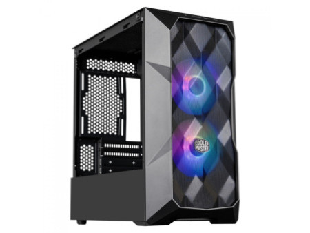 Gabinete Gamer Cooler Master HAF 500, Mid Tower, Vidro Temperado, Black, Sem Fonte, Com 4 Fans, H500-KGNN-S00