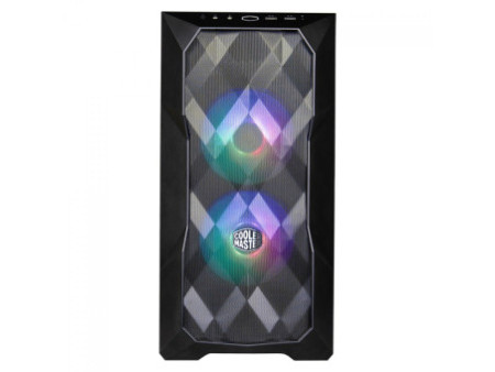 Gabinete Gamer Cooler Master HAF 500, Mid Tower, Vidro Temperado, Black, Sem Fonte, Com 4 Fans, H500-KGNN-S00