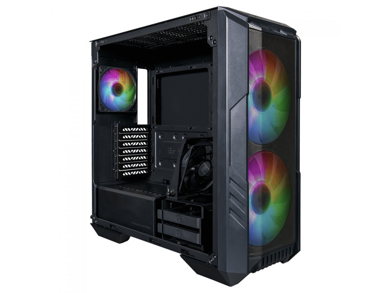 Gabinete Gamer Cooler Master HAF 500, Mid Tower, Vidro Temperado, White, Sem Fonte, Com 4 Fans, H500-WGNN-S00