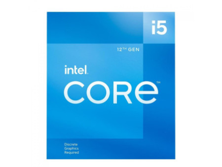 Processador Intel Core i5 12400F, 2.5GHz (4.4GHz Turbo), 12ª Geração, 6-Cores 12-Threads, LGA 1700, Com Cooler, BX8071512400F