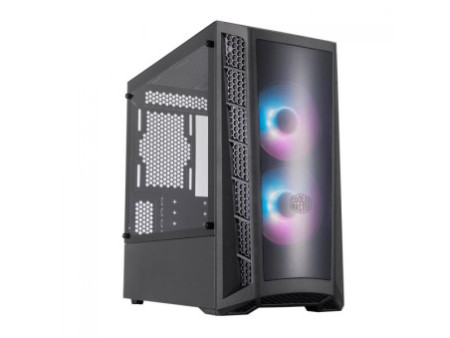 Gabinete Gamer Cooler Master Masterbox 540, ARGB, Mid Tower, Vidro Temperado, Black, Sem Fonte, Com 1 Fan, MB540-KGNN-S00
