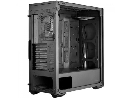 Gabinete Cooler Master Elite 500, Mid Tower, Vidro Temperado, Black, ATX, Sem Fonte, Com 1 Fan, Com ODD, E500-KG5N-S00