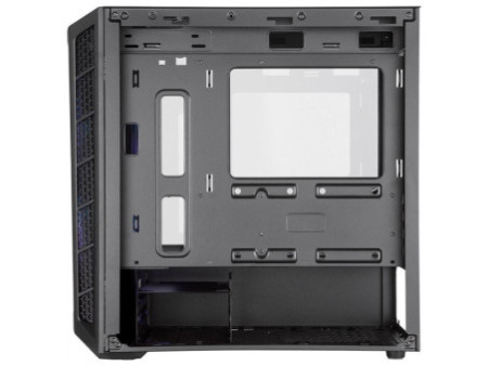 Gabinete Gamer Cooler Master MasterBox MB320L, Mini Tower, Vidro Temperado, Black, Micro ATX, Sem Fonte, Com 1 Fan, MCB-B320L-KG