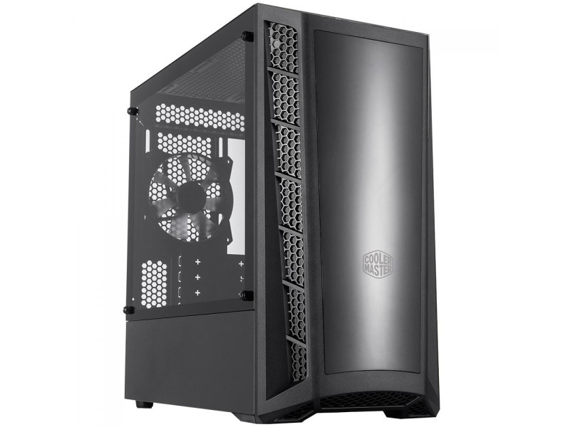 Gabinete Gamer Cooler Master Masterbox MB400L, Mini Tower, Black, MCB-B400L-KG5N-S00, Com ODD, Sem Fonte, Com 1 Fan