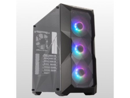 Gabinete Gamer Cooler Master MasterCase H500P Mesh ARGB, Mid Tower, Vidro Temperado, Gun Metal Grey, Sem Fonte, Com 3 Fans