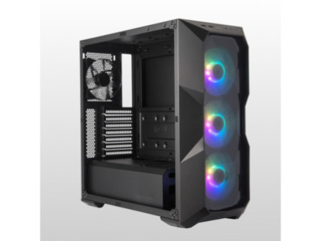 Gabinete Gamer Cooler Master MasterCase H500P Mesh ARGB, Mid Tower, Vidro Temperado, Gun Metal Grey, Sem Fonte, Com 3 Fans