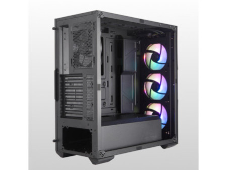 Gabinete Gamer Cooler Master MasterCase H500P Mesh ARGB, Mid Tower, Vidro Temperado, Gun Metal Grey, Sem Fonte, Com 3 Fans
