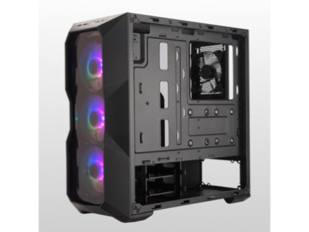 Gabinete Gamer Cooler Master MasterCase H500P Mesh ARGB, Mid Tower, Vidro Temperado, Gun Metal Grey, Sem Fonte, Com 3 Fans