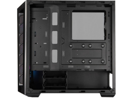 Gabinete Gamer Cooler Master Masterbox MB511, ARGB, Mid Tower, Black, Sem Fonte, Com 3 Fans, MCB-B511D-KGNN-RGA