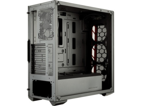 Gabinete Gamer Cooler Master Silencio S400, Mid Tower, Black, MCS-S400-KG5N-S00, Sem Fonte, Com 2 Fans