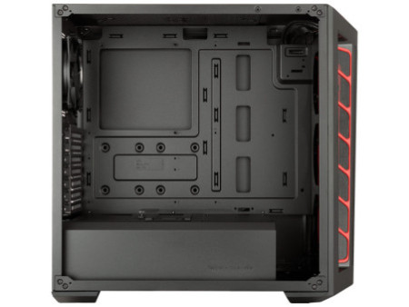 Gabinete Gamer Cooler Master Silencio S400, Mid Tower, Black, MCS-S400-KG5N-S00, Sem Fonte, Com 2 Fans