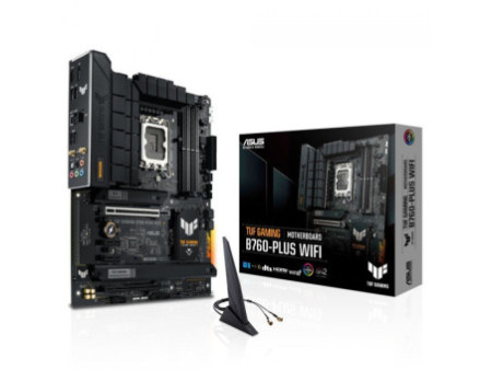Placa Mãe Asus TUF Gaming B760-PLUS WIFI, Chipset B760, Intel LGA 1700, ATX, DDR5, 90MB1ER0-M1EAY0