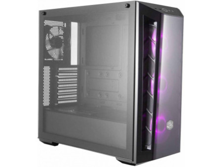 Gabinete Gamer Cooler Master, MasterCase H500M, Mid Tower, Vidro Temperado, Black, Sem Fonte, Com 3 Fans, MCM-H500M-IHNN-S00