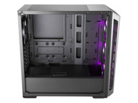 Gabinete Gamer Cooler Master, MasterCase H500M, Mid Tower, Vidro Temperado, Black, Sem Fonte, Com 3 Fans, MCM-H500M-IHNN-S00
