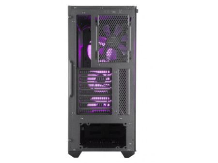 Gabinete Gamer Cooler Master, MasterCase H500M, Mid Tower, Vidro Temperado, Black, Sem Fonte, Com 3 Fans, MCM-H500M-IHNN-S00