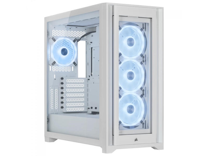 Gabinete Gamer Corsair Crystal 280x RGB, Mini Tower, Vidro Temperado, White, Sem Fonte, CC-9011137-WW Gabinete Gamer Corsair Crystal 280x RGB, Mini Tower, Vidro Temperado, White, Sem Fonte, CC-9011137-WW