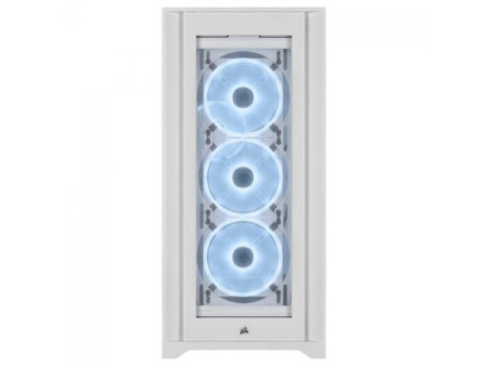 Gabinete Gamer Corsair Crystal 280x RGB, Mini Tower, Vidro Temperado, White, Sem Fonte, CC-9011137-WW