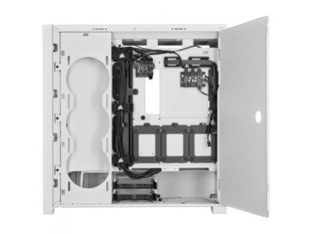 Gabinete Gamer Corsair Crystal 280x RGB, Mini Tower, Vidro Temperado, White, Sem Fonte, CC-9011137-WW