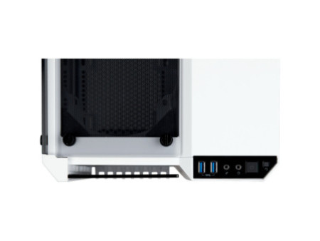 Gabinete Gamer Corsair Crystal 280x, Mini Tower, Vidro Temperado, White, Sem Fonte, CC-9011136-WW