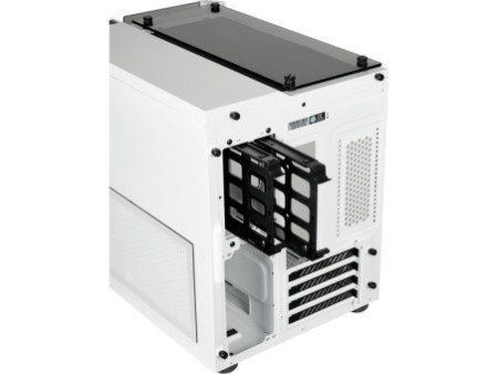 Gabinete Gamer Corsair Crystal 280x, Mini Tower, Vidro Temperado, White, Sem Fonte, CC-9011136-WW