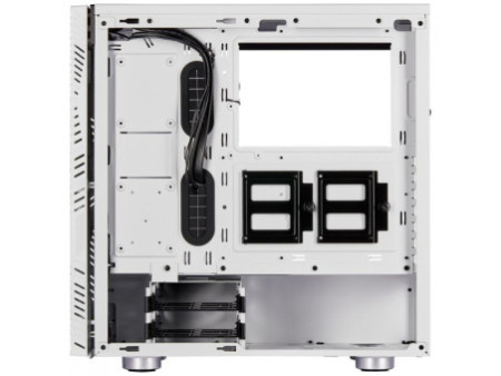 Gabinete Gamer Corsair Crystal 280x RGB, Mini Tower, Sem Fan, Vidro Temperado, Black, Sem Fonte, CC-9011135-WW