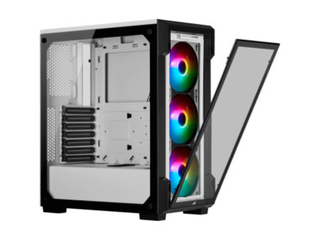 Gabinete Gamer Corsair, Carbide Air 540, Mid Tower, Acrílico, Arctic White, Sem Fonte, Com 3 Fans, CC-9011048-WW