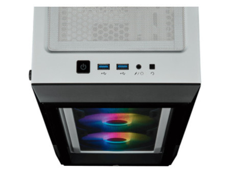 Gabinete Gamer Corsair, Carbide Air 540, Mid Tower, Acrílico, Arctic White, Sem Fonte, Com 3 Fans, CC-9011048-WW