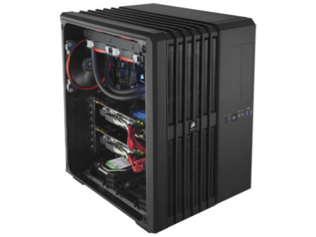 Gabinete Gamer Corsair, Graphite 760T, Full Tower, Acrílico, Black, Sem Fonte, Com 3 Fans, CC-9011073-WW