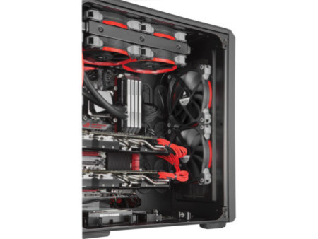 Gabinete Gamer Corsair, Graphite 760T, Full Tower, Acrílico, Black, Sem Fonte, Com 3 Fans, CC-9011073-WW