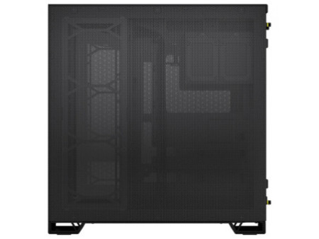 Gabinete Gamer Corsair iCUE LINK 6500X, Mid Tower, Vidro Temperado, E-ATX, Black, Sem Fonte, Com 3 Fans RGB, CC-9011269-WW