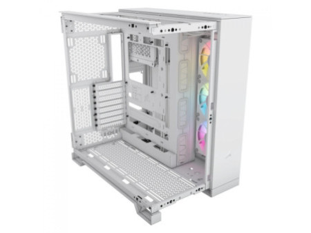 Gabinete Gamer Corsair 6500X, Mid Tower, Vidro Temperado, E-ATX, Sem Fan, White, CC-9011258-WW