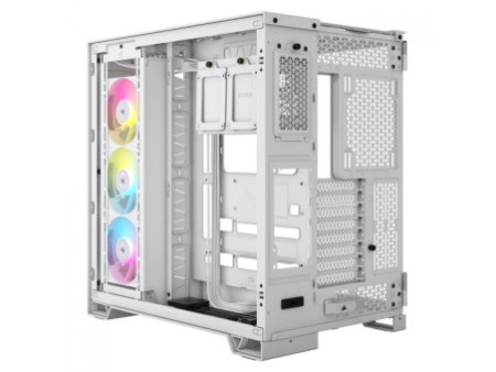 Gabinete Gamer Corsair 6500X, Mid Tower, Vidro Temperado, E-ATX, Sem Fan, White, CC-9011258-WW
