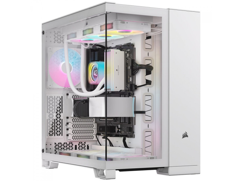 Gabinete Gamer Corsair 6500X, Mid Tower, Vidro Temperado, E-ATX, Sem Fan, Black, CC-9011257-WW