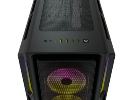 Gabinete Gamer Corsair iCUE 5000T RGB, Mid Tower, Vidro Temperado, White, ATX, Sem Fonte, Com 3 Fans, CC-9011231-WW