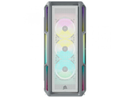 Gabinete Gamer Corsair 4000D Airflow, RGB, Mid Tower, Vidro Temperado, ATX, White, Sem Fonte, Com 3 Fans, CC-9011241-WW