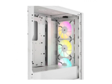 Gabinete Gamer Corsair 4000D Airflow, RGB, Mid Tower, Vidro Temperado, ATX, Black, Sem Fonte, Com 3 Fans, CC-9011240-WW