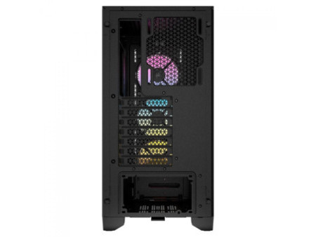 Gabinete Gamer Corsair 3000D Airflow, RGB, Mid Tower, Vidro Temperado, ATX, White, Sem Fonte, Com 3 Fans, CC-9011256-WW