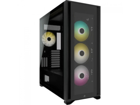 Gabinete Gamer Corsair 5000D AirFlow, Mid Tower, Vidro Temperado, ATX, White, Sem Fonte, Com 2 Fans, CC-9011211-WW
