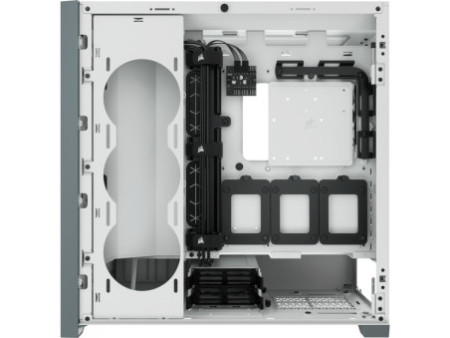 Gabinete Gamer Corsair 5000D Airflow, Mid Tower, Vidro Temperado, ATX, Black, Sem Fonte, Com 2 fans, CC-9011210-WW