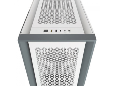 Gabinete Gamer Corsair 5000D Airflow, Mid Tower, Vidro Temperado, ATX, Black, Sem Fonte, Com 2 fans, CC-9011210-WW