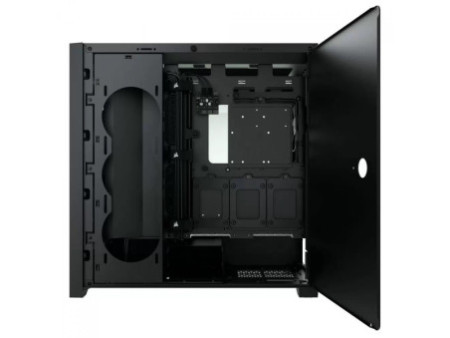 Gabinete Gamer Corsair iCUE 5000X RGB, Mid Tower, Vidro Temperado, Black, ATX, Sem Fonte, Com 3 Fans, CC-9011212-WW