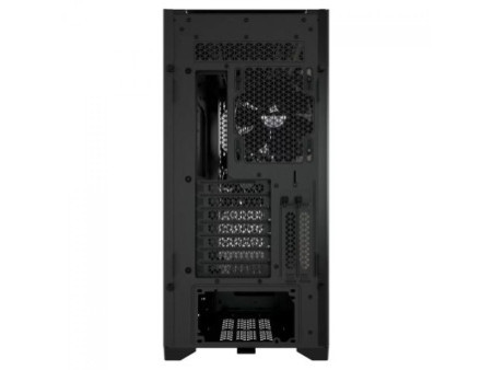 Gabinete Gamer Corsair iCUE 5000X RGB, Mid Tower, Vidro Temperado, Black, ATX, Sem Fonte, Com 3 Fans, CC-9011212-WW